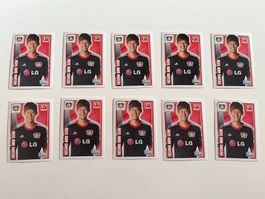 Heung Min Son 10 x Sticker Topps 2014