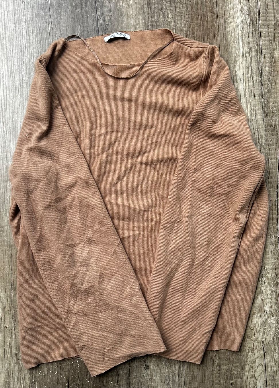 Zara Pullover & Sweatshirts: Brauner Pullover von Zara in Grösse S – Gebraucht aus Basel von likeitbuyit
