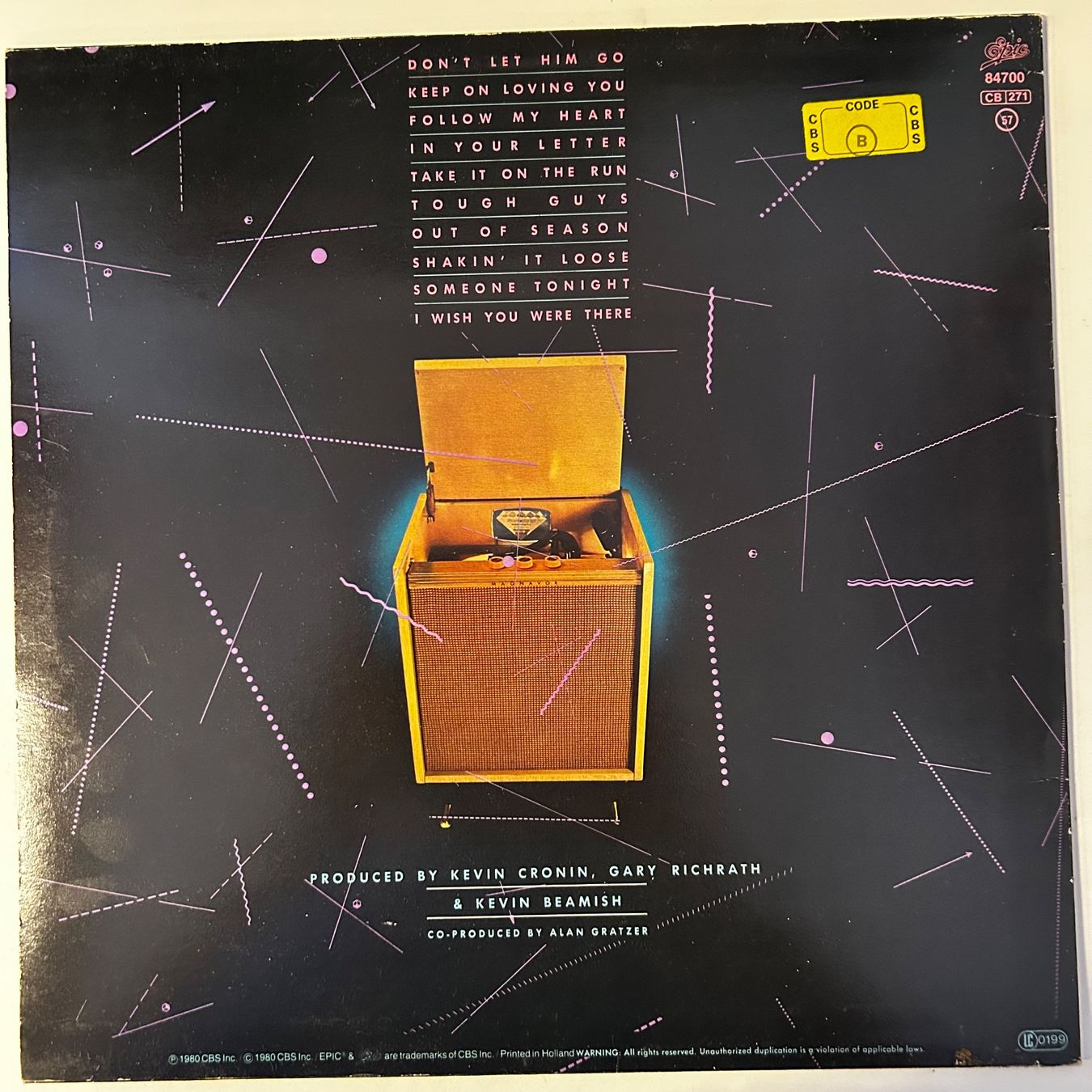 Dischi in vinile: REO Speedwagon - Hi Infidelity,  Vinyl LP – Usato da Aesch BL venduto da BernisFlomi 1