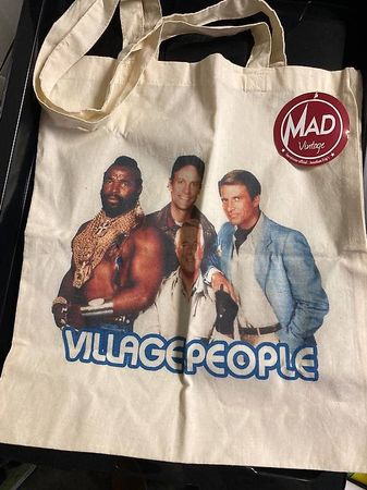 Tote bag A-Team / Village People - neuf