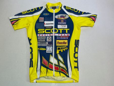 Vintage 90s Radtrikot Scott worn by pro rider Patches Gr M