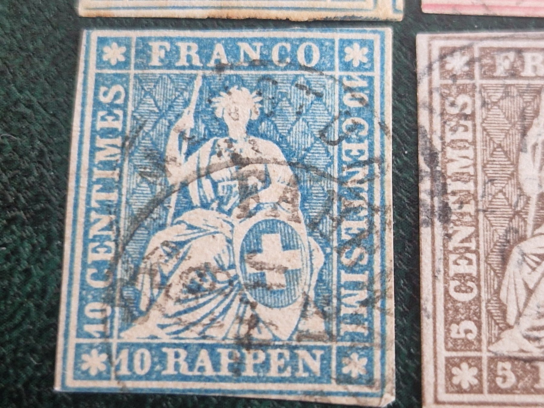 Tous les timbres: Strubel 4St., nicht bestimmt, ab 1.- – D'occasion à Burgdorf par Glossy01 3