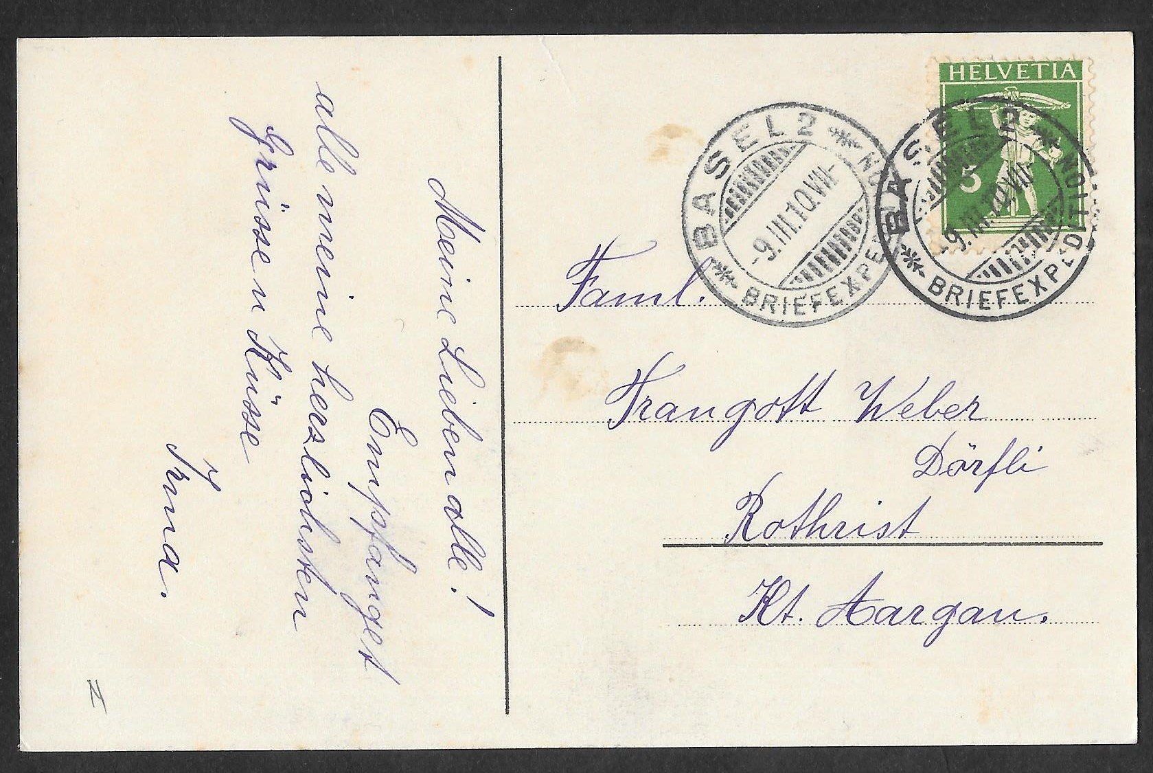 Cartes postales: Basel Börse und Kantonalbank – D'occasion à Olten par clotaldi 1