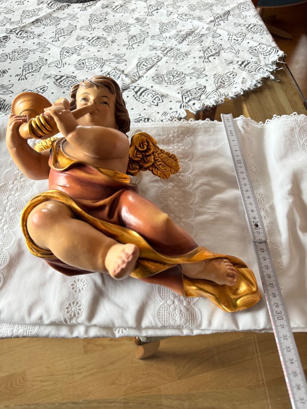 Statuette: Holzengel von C.+E. Wallnöfer-Grond – Usato da Rüti ZH venduto da Atina.c 4