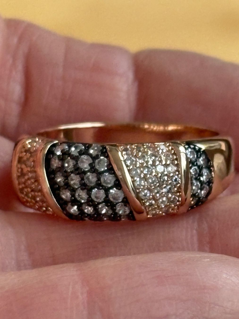 Ringe: Luxus Elegante Gr.19/9 Ring Farbe: Rosa/Schwarz – Neu (gemäss Beschreibung) aus Biel-Bienne von Roserosse13 1