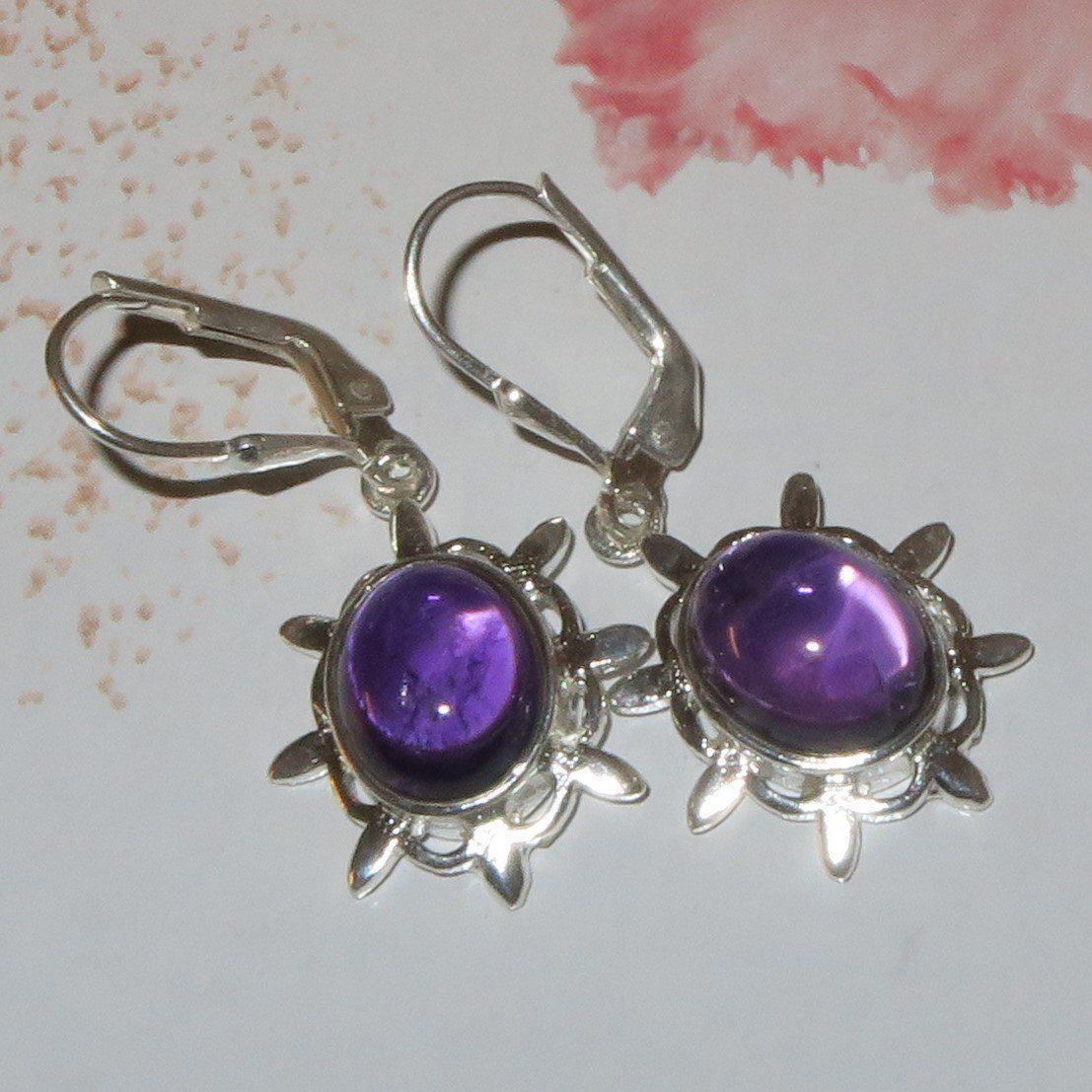 Ohrringe & -stecker: Ohrringe AMETHYST 925 Silber /VP 59,- – Neu (gemäss Beschreibung) aus Visp von steinschmuckwelt 2