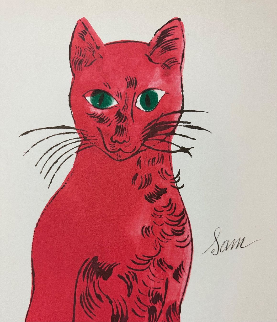 Dipinti: Warhol: Sam the Cat, POP Art 82/100 – Nuovo (secondo la descrizione) da Meilen venduto da Smgdesign 5
