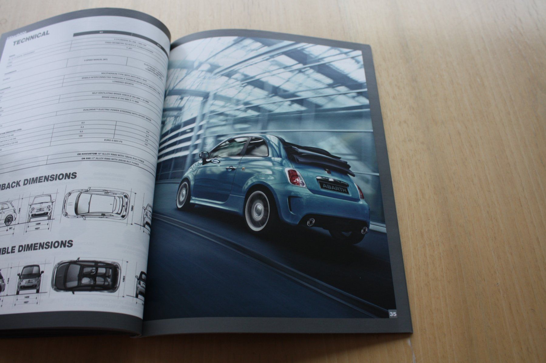 Fiat Documenti: Abarth Prospekt "ABARTH WORLD" 500/595/Comp/Punto 2013 – Usato da Wikon venduto da erwin400 7