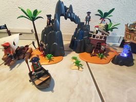 Playmoil Piratenschiff mit Piraten-Schatzinsel