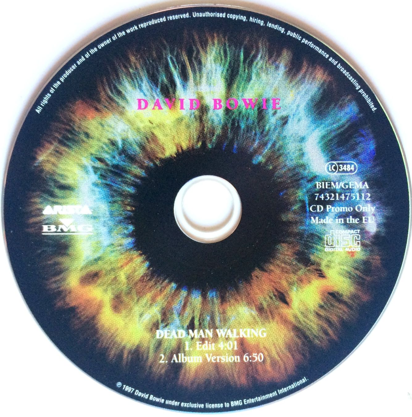 CDs: DAVID BOWIE - DEAD MAN WALKING – Gebraucht aus Bottens von hotter-than-hell 2