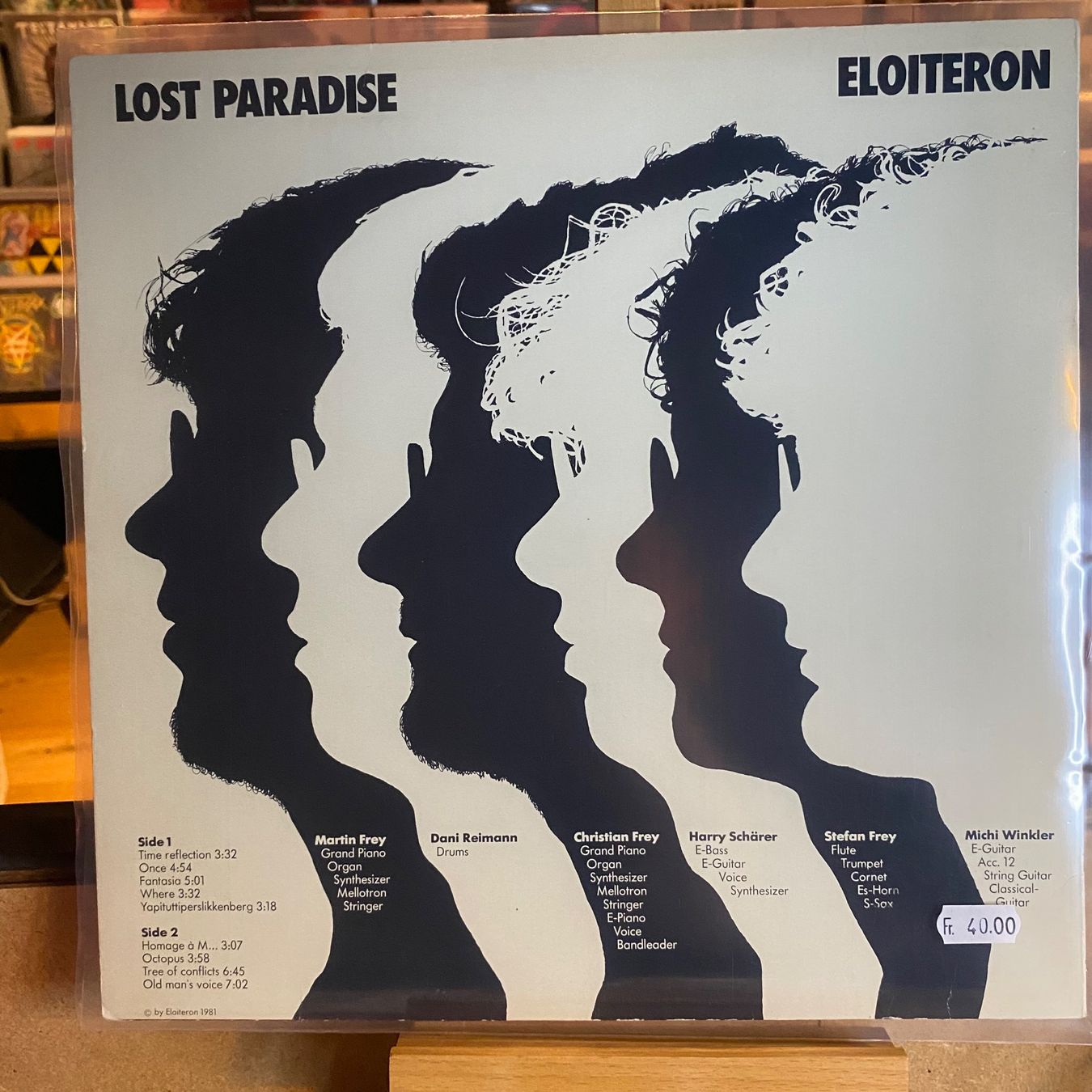 ELOITERON – LOST PARADISE..OG SUI 1981 VG+/VG+ (Gebraucht) in Gals 