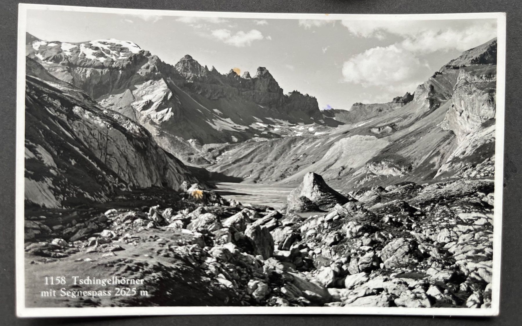 Ansichtskarten: Flims / Tschingelhörner mit Segnespass ca, 1950 – Gebraucht aus Ostermundigen von DaxKarten-75