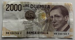 Italien 2000 Lire 1990