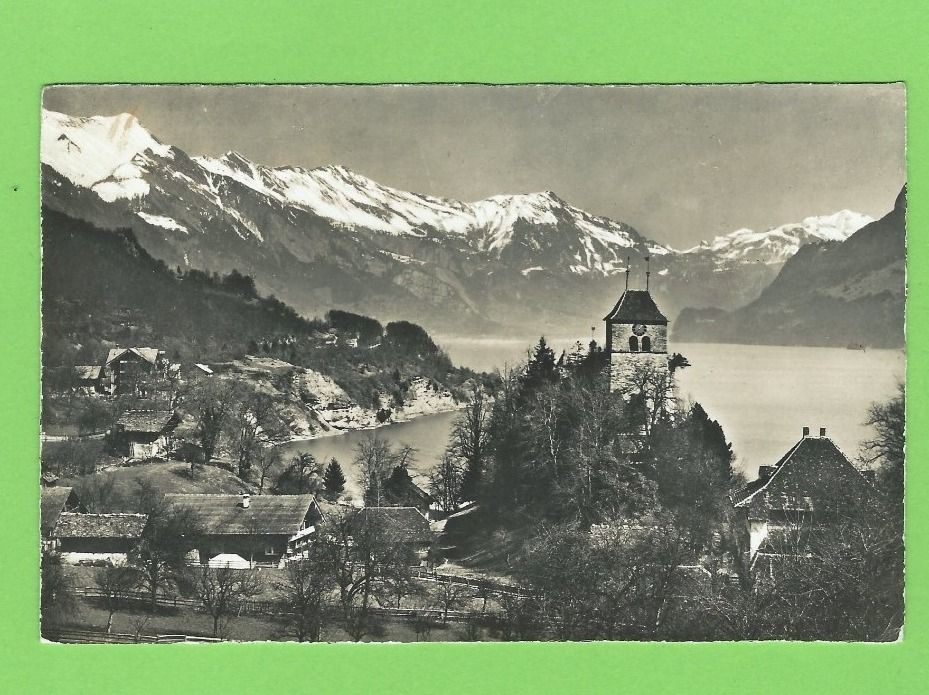 Ansichtskarten: Ringgenberg am Brienzersee mit Kirche – Neu (gemäss Beschreibung) aus Zürich von t24_de