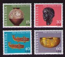 1973_B158-161_PRO PATRIA 1973 ARCHEOLOGISCHE FUNDE ! **