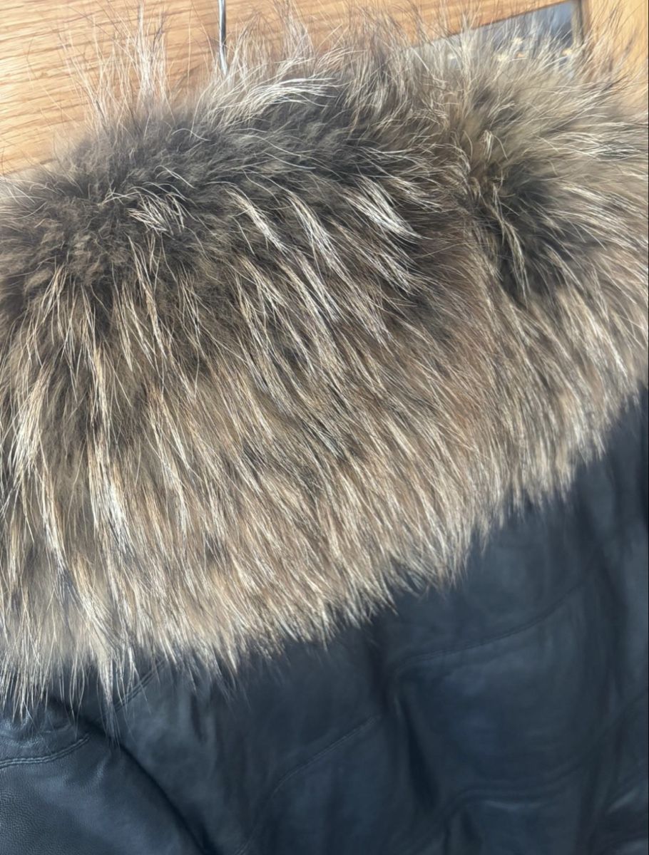 Jacken: Hirsch Lederjacke mit Pelz – Gebraucht aus Zug von Deks 4