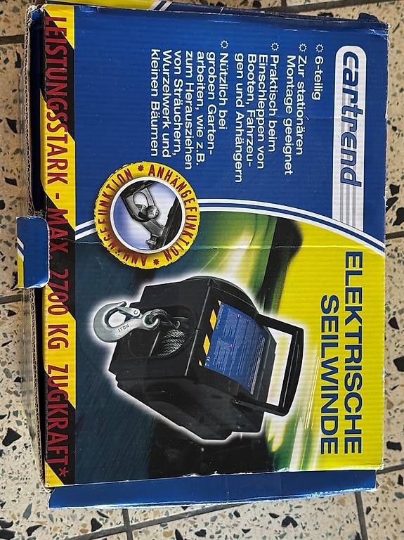 Autre stockage et transport: Elektrische Seilwinde – Neuf avec emballage d'origine à Thalwil par Stephan03 3
