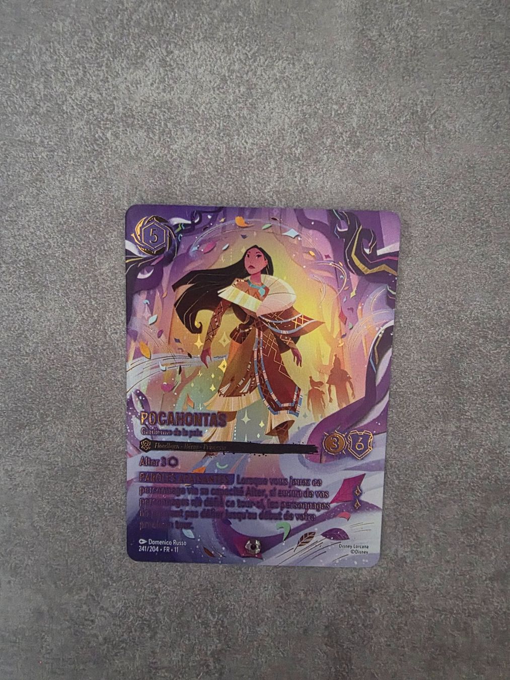 Disney Carte collezionabili: Carte Lorcana Pocahontas enchanté – Usato da Le Landeron venduto da car_7t6s