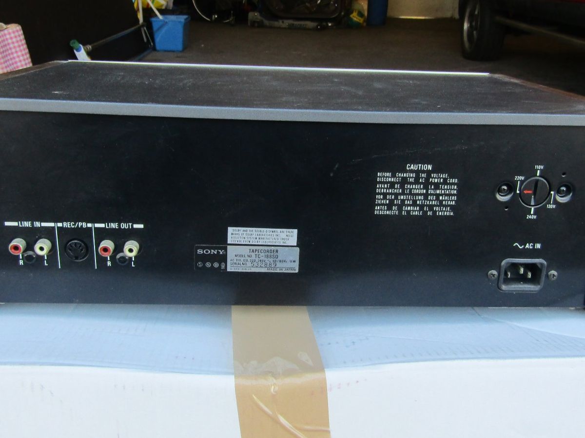 Sony Registratori: Sony Stereo Cassette Deck TC - 188 SD – Usato da Wädenswil venduto da verebe 1