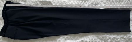 Hose blau Samtband Bund Grösse 34