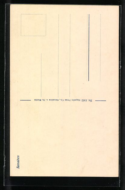 Cartoline postali: Samaden, Blick aus einer Gasse auf die K – Usato da Berlin venduto da bartko-reher 1
