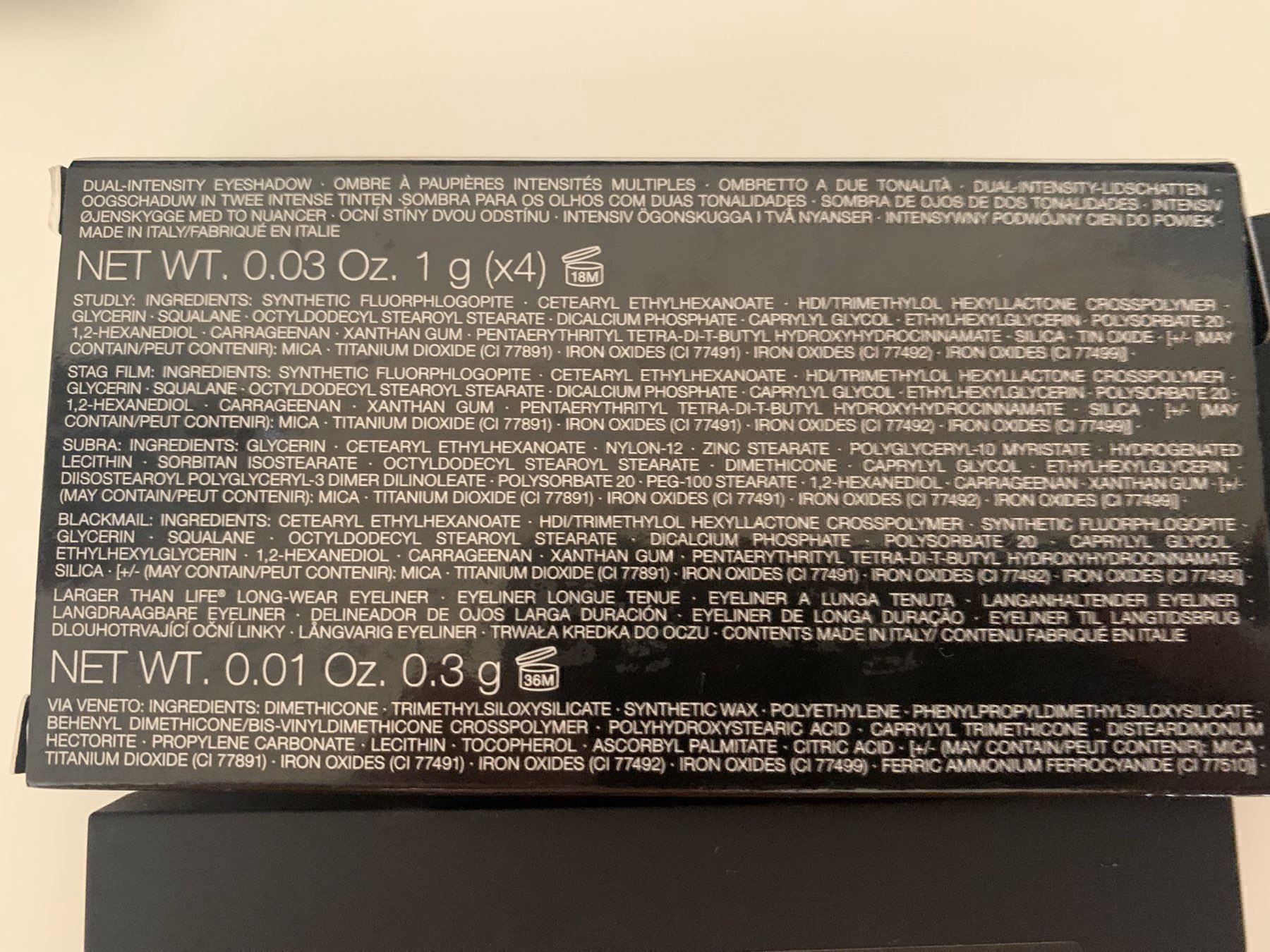 Nars Make-up: NARS limitierte Eye Palette, neu und ungebraucht – Nuovo e nell'imballaggio originale da Zürich venduto da deruja 8
