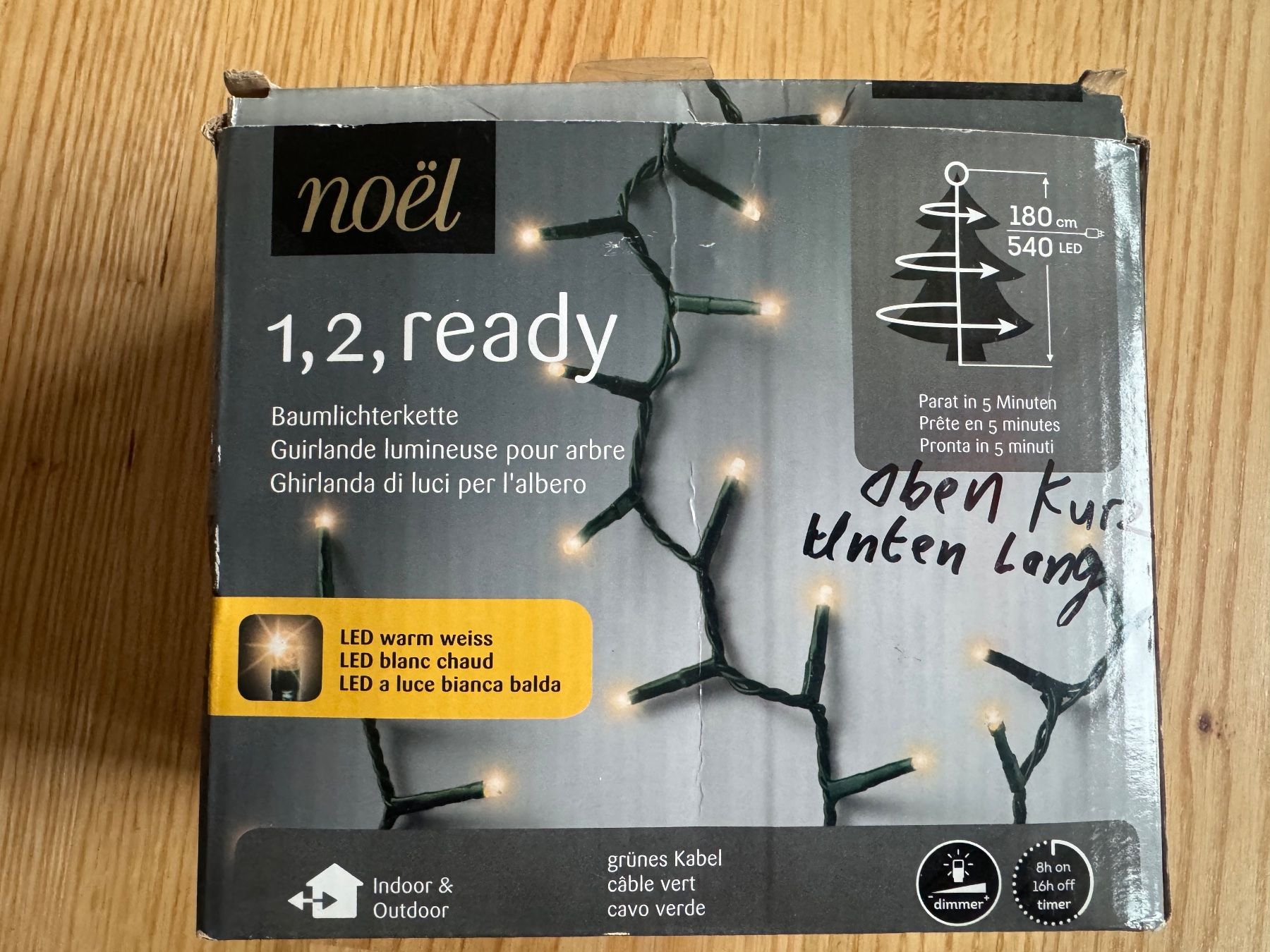 Migros Ghirlande e barre luminose: LED Lichterkette warmweiss – Usato da Zürich venduto da Rsinrise 2