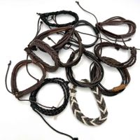 Armband Set PU Leder, verschiedene Designs, neuwertig