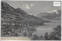 Sachseln mit Sarnersee und Giswilerbergen