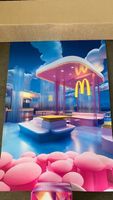 Mc Donalds Poster pink 40x60 cm