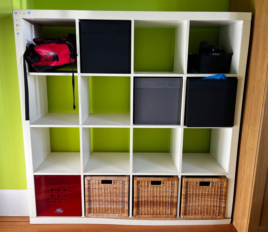 Ikea KALLAX 4Tier Shelving Unit Storage Box Drawer Organizer Bookcase Wall Shelf
