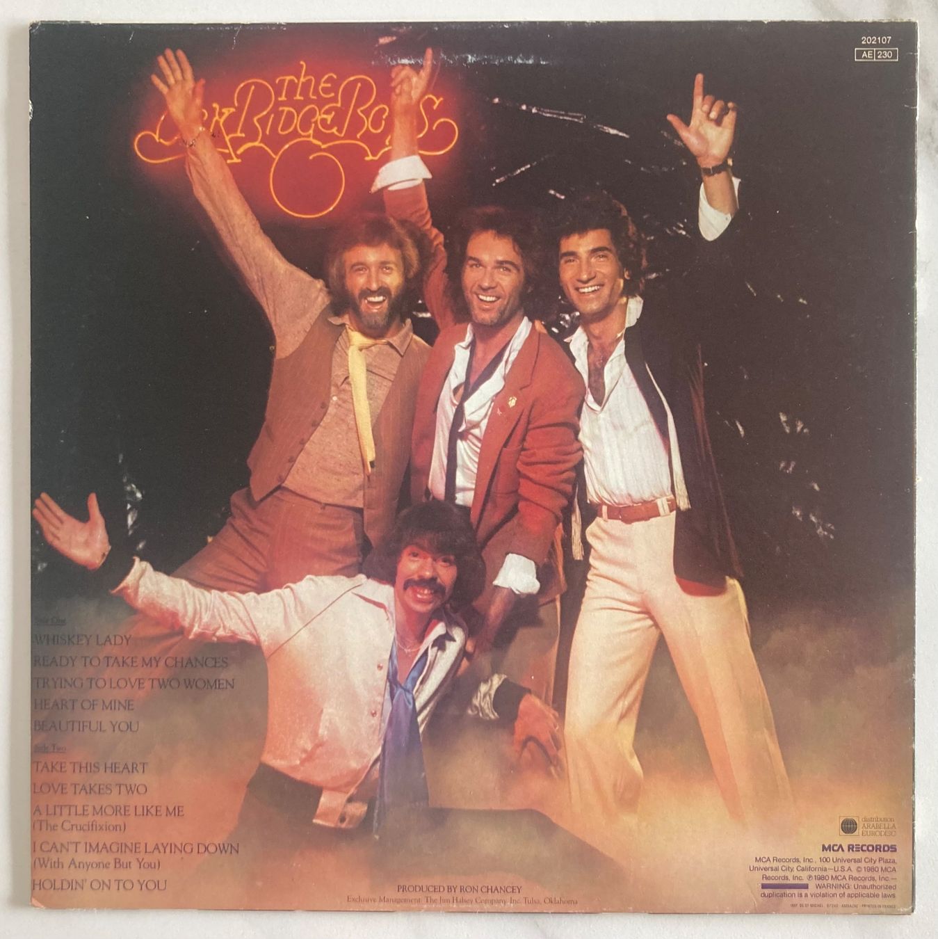 Vinyles: THE OAK RIDGE BOYS - TOGETHER – D'occasion à Poliez-Pittet par Newtown-Records 1