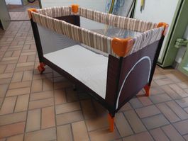 KINDERREISEBETT ZUSAMMENKLAPPBAR INKL. MATRATZE MIT BEZUG