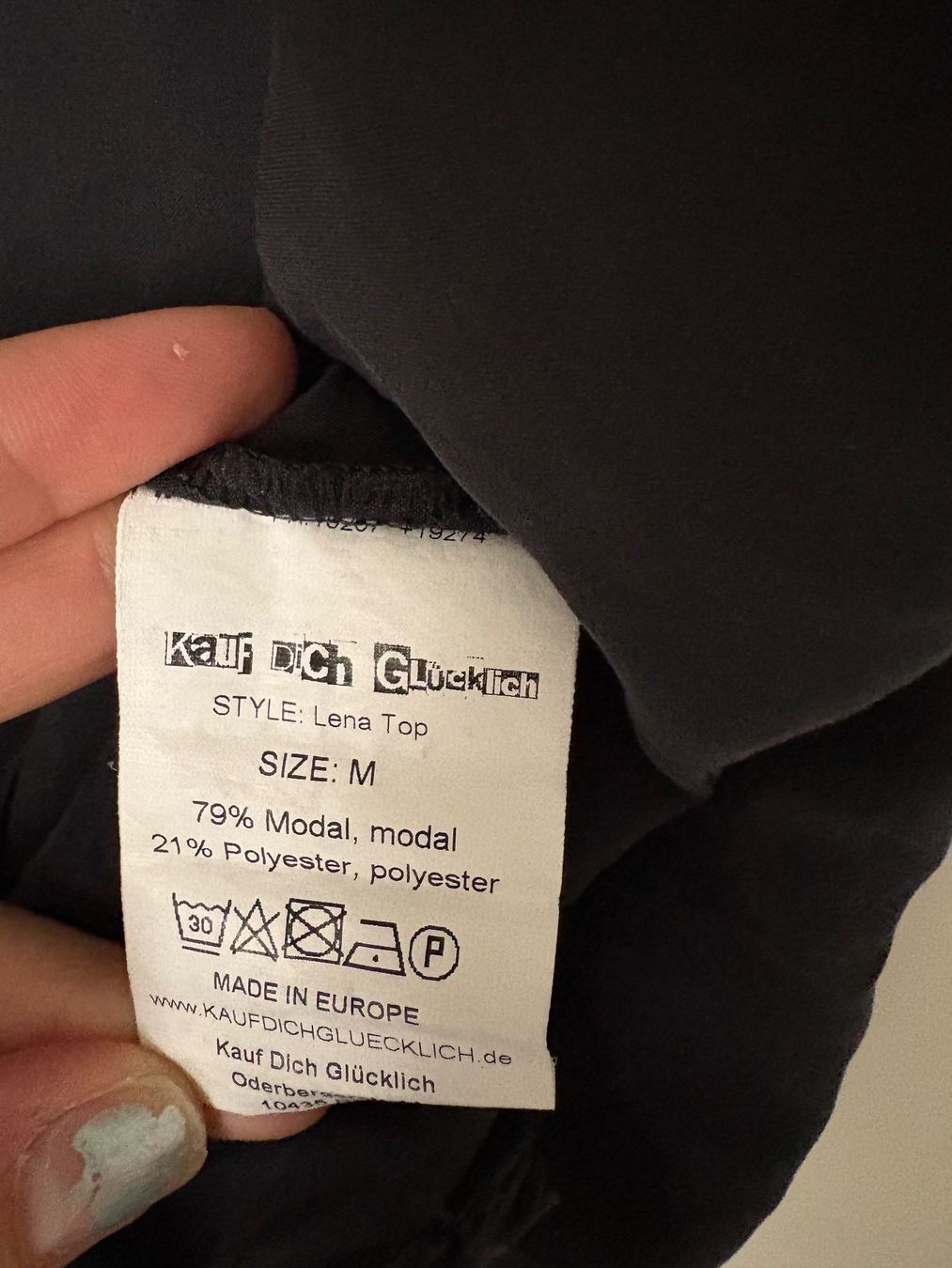 Tops: Top Kauf dich Glücklich size M – Gebraucht aus Muzzano von Sidney_3 2