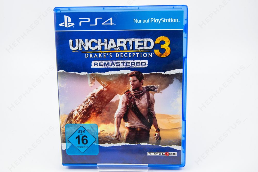 UNCHARTED 3 : L'Illusion De Drake REMASTERED - Sony PS4 - NEUF Sous Blister - VF