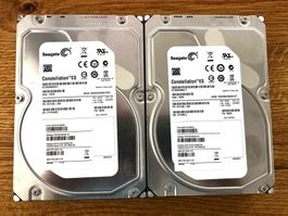 2x Seagate Constellation ES 2TB 3.5" SATA HDD - Als defekt