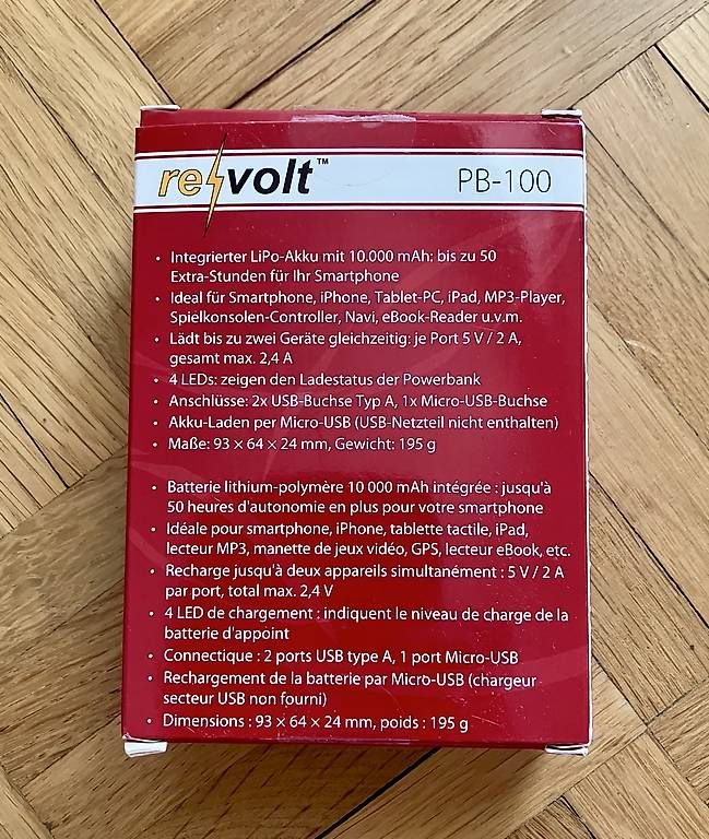 Caricabatterie: Powerbank im Kreditkartenformat – Usato da Zürich venduto da pas_y6lb 1
