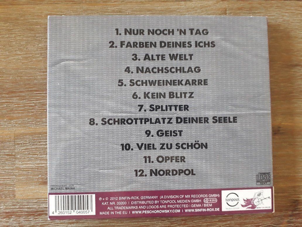 CD: PE SCHOROWSKY - Dreck und Seelenbrokat – Usato da Freudwil venduto da Feenland2010 1