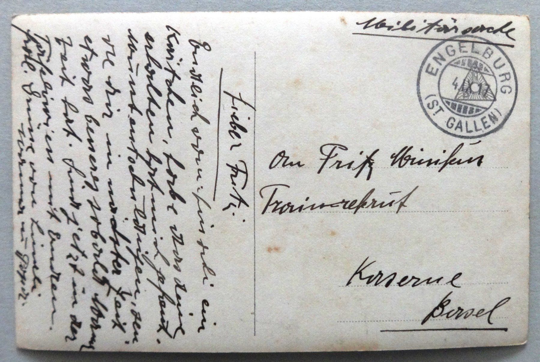 Cartes postales: Fillettes au panier de fleurs – Défectueux à Fétigny par Billy2miny 1