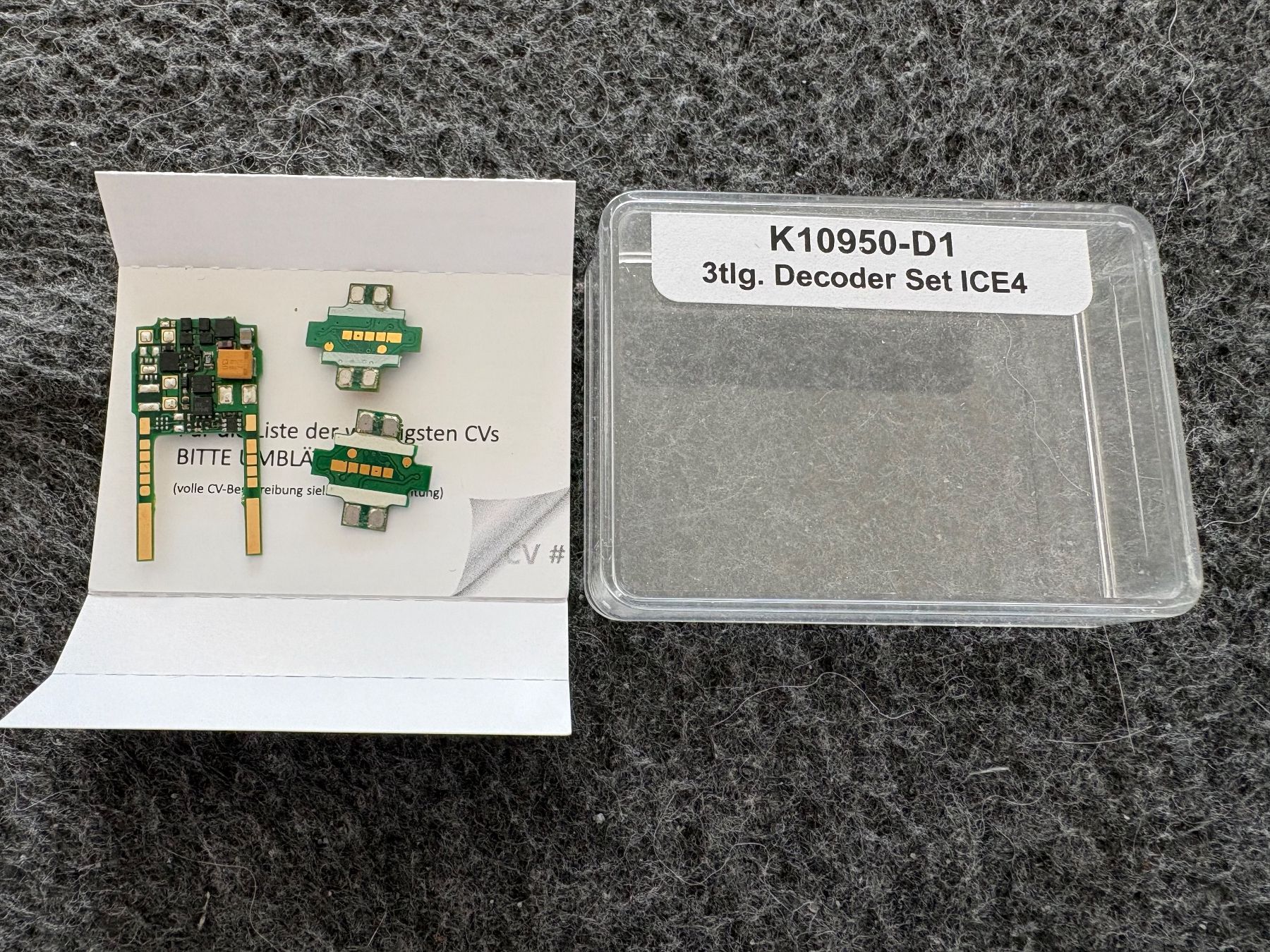 Kato Modelleisenbahnen: Kato 10950-D1 Decoder Zimo set ICE 4 – Neu und originalverpackt aus Hauterive NE von eriamch