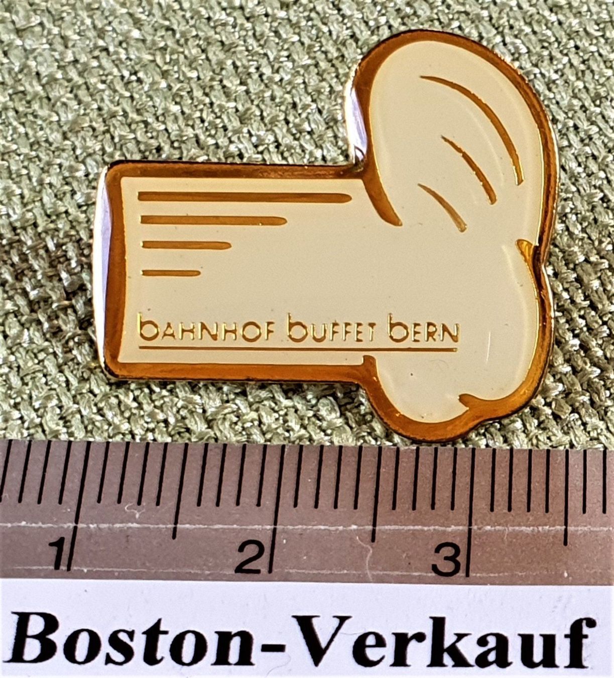 Placchette & Badge: C473 - Pin Bahnhof Buffet Bern Schweiz – Usato da Reinach BL venduto da Boston-Verkauf 1