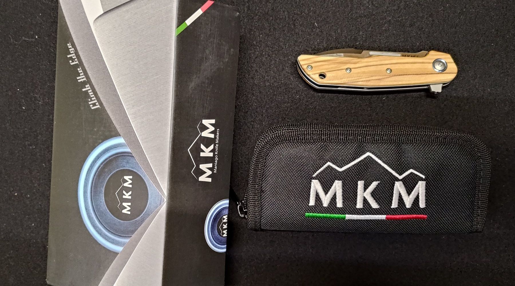 Coltelli tascabile: MKM Terzuola Taschenmesser Olive – Nuovo e nell'imballaggio originale da Gerzensee venduto da cobo02