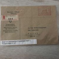 Brief - mit Freistempel Bern 3 (Bubdeshaus) - 1947 (3-16)