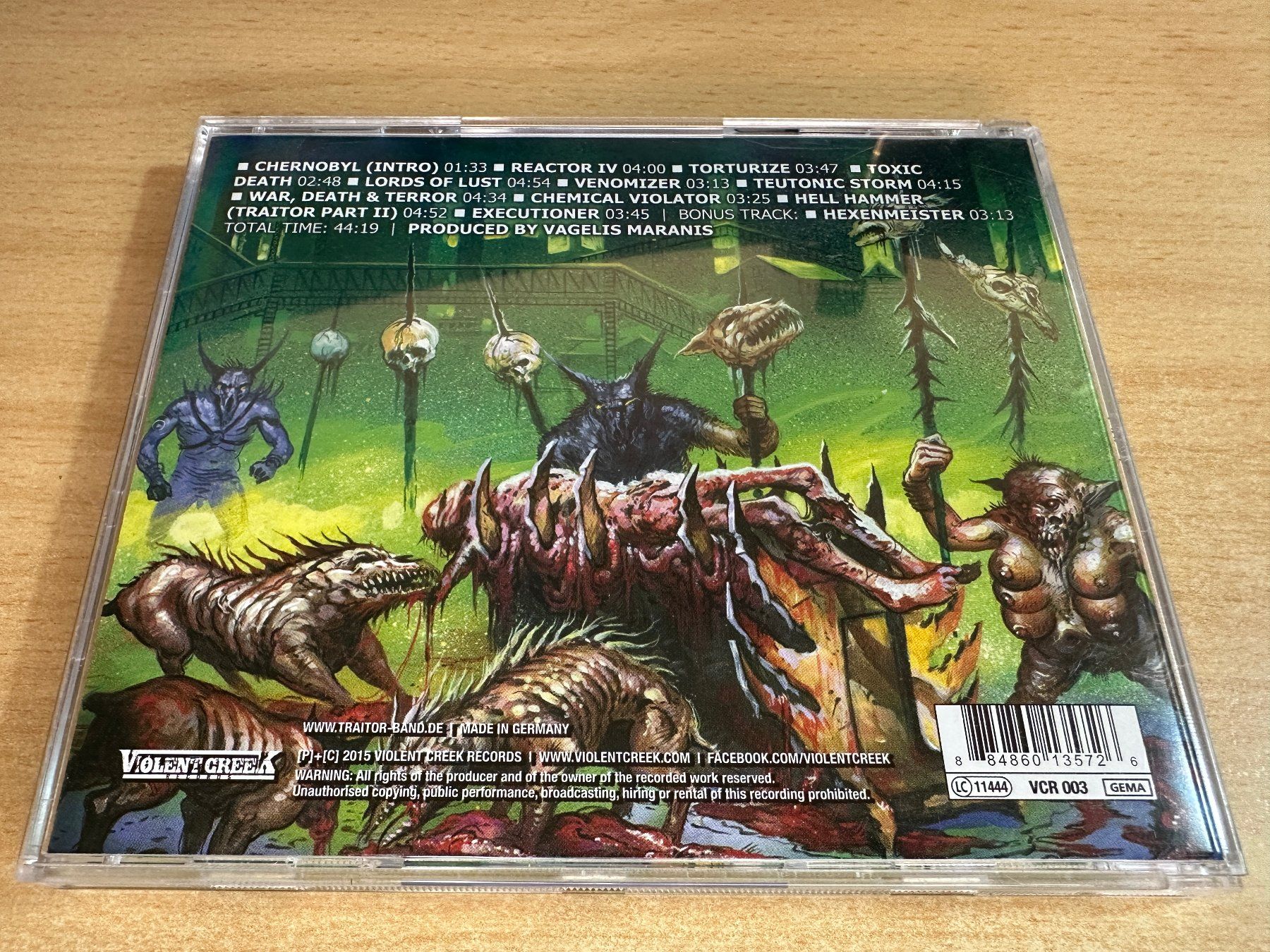 CD: R1 Traitor – Venomizer – Usato da Rikon im Tösstal venduto da Alpenmutz 1