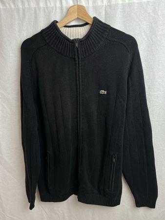 Pull zip Lacoste noir 