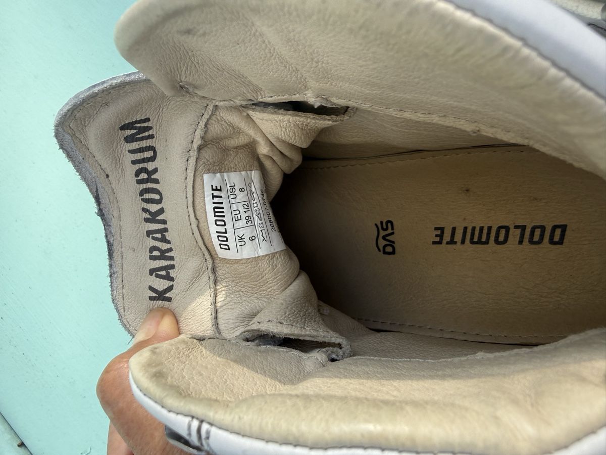 Dolomite Damenschuhe: Dolomite Karakorum Damen Wanderschuhe Weiss Grösse 39 – Gebraucht aus Maur von Marie.5 4