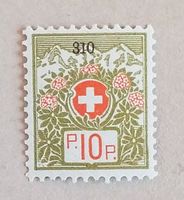 1034) Nachportomarken Nr. 9 Alpenrose postfrisch Kt. 25