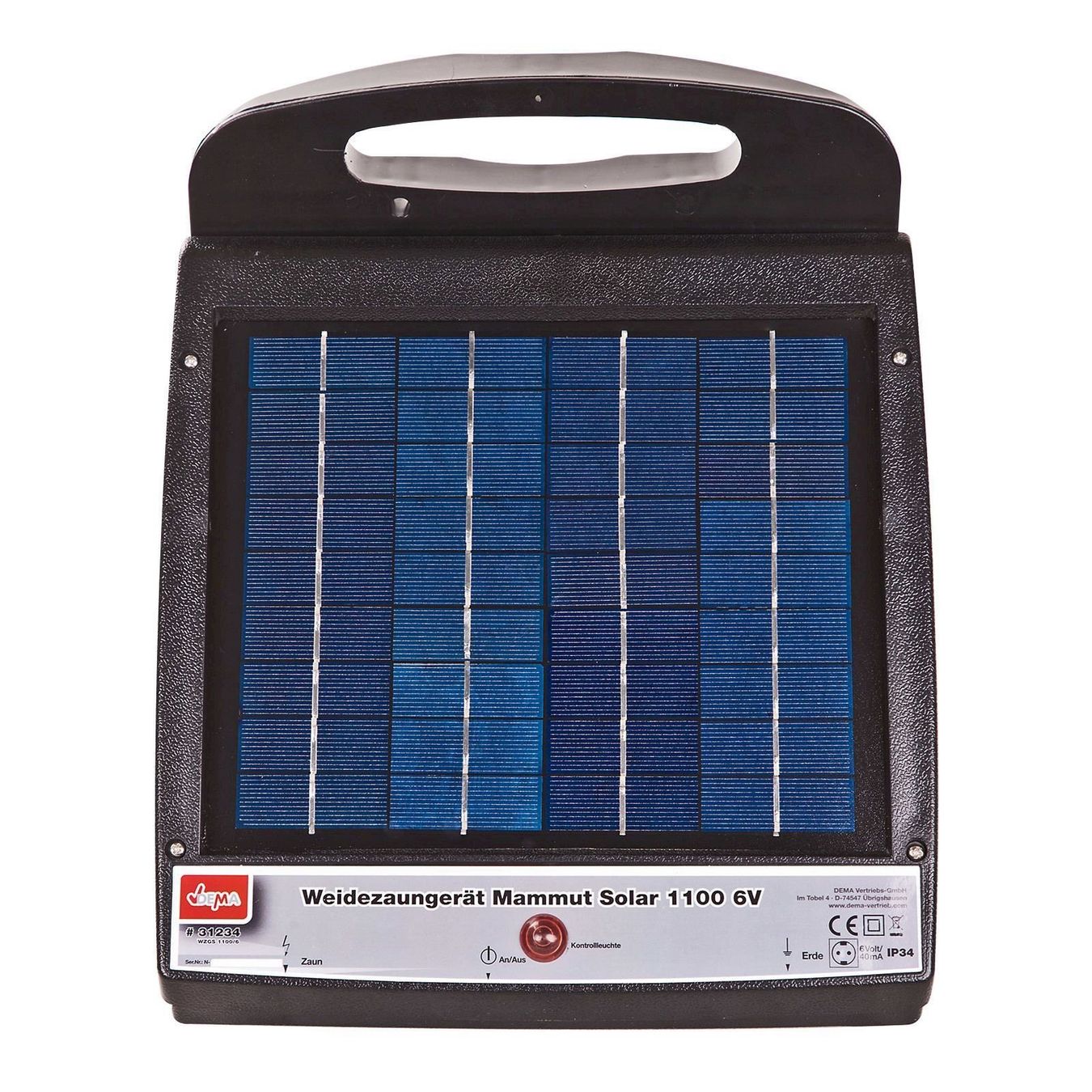 Altre attrezzature per stalle: Weidezaungerät Mammut Solar 1100 6V – Nuovo e nell'imballaggio originale da Bottighofen venduto da zaap 4