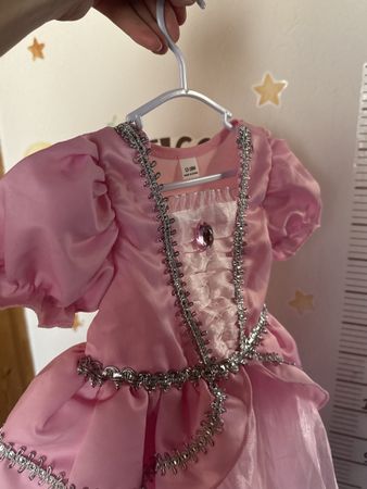 Prinzessinnenkleid mit Diadem – Grösse 80–86 / 12–18 Monate