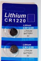 2 Stück CR 1220 LITHIUM Batterien 3 Volt NEUE